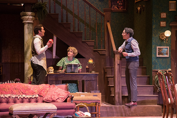 The production, "You Can't Take it with You", directed by Trevor Hill in the Snow Drama Theatre.