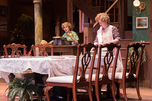 The production, "You Can't Take it with You", directed by Trevor Hill in the Snow Drama Theatre.