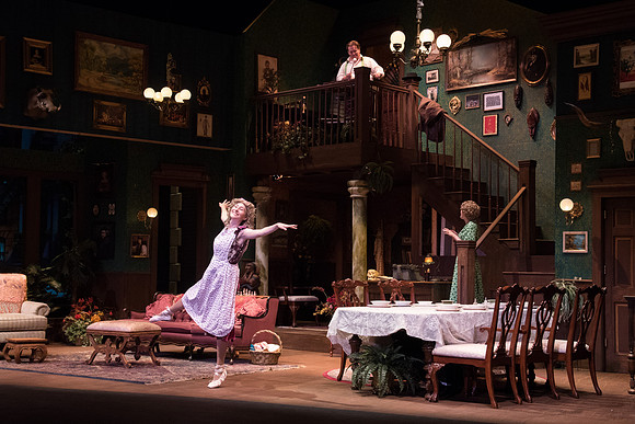 The production, "You Can't Take it with You", directed by Trevor Hill in the Snow Drama Theatre.