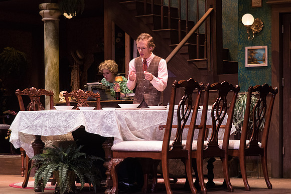 The production, "You Can't Take it with You", directed by Trevor Hill in the Snow Drama Theatre.