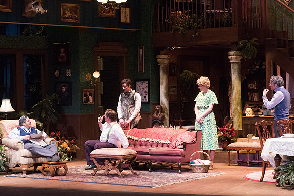 The production, "You Can't Take it with You", directed by Trevor Hill in the Snow Drama Theatre.