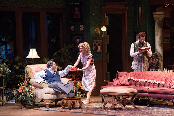 The production, "You Can't Take it with You", directed by Trevor Hill in the Snow Drama Theatre.