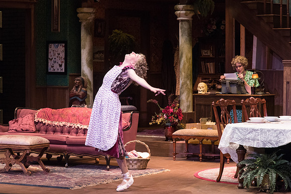 The production, "You Can't Take it with You", directed by Trevor Hill in the Snow Drama Theatre.