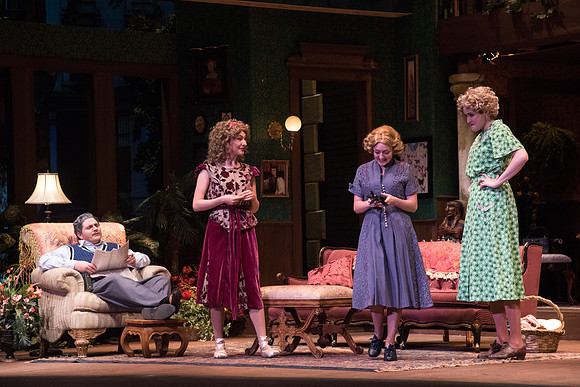The production, "You Can't Take it with You", directed by Trevor Hill in the Snow Drama Theatre.