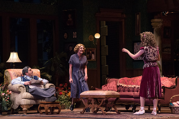 The production, "You Can't Take it with You", directed by Trevor Hill in the Snow Drama Theatre.