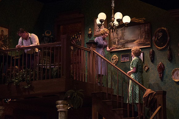 The production, "You Can't Take it with You", directed by Trevor Hill in the Snow Drama Theatre.