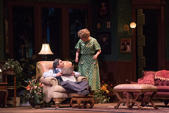 The production, "You Can't Take it with You", directed by Trevor Hill in the Snow Drama Theatre.