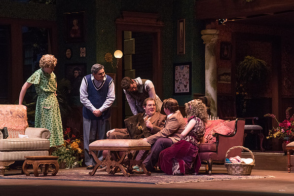 The production, "You Can't Take it with You", directed by Trevor Hill in the Snow Drama Theatre.