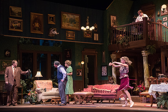 The production, "You Can't Take it with You", directed by Trevor Hill in the Snow Drama Theatre.