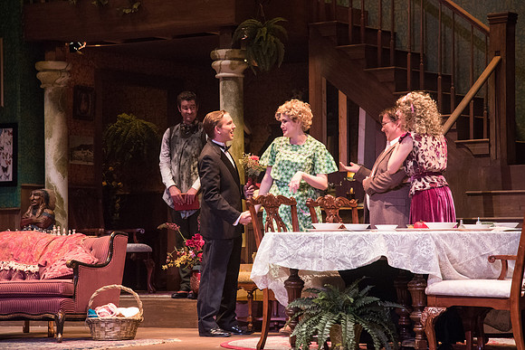The production, "You Can't Take it with You", directed by Trevor Hill in the Snow Drama Theatre.