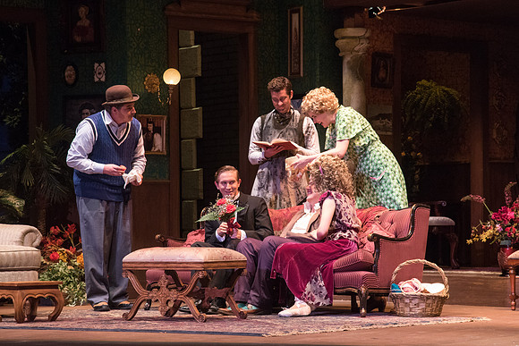 The production, "You Can't Take it with You", directed by Trevor Hill in the Snow Drama Theatre.