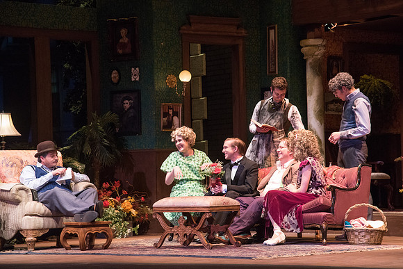 The production, "You Can't Take it with You", directed by Trevor Hill in the Snow Drama Theatre.