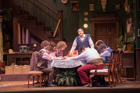 The production, "You Can't Take it with You", directed by Trevor Hill in the Snow Drama Theatre.