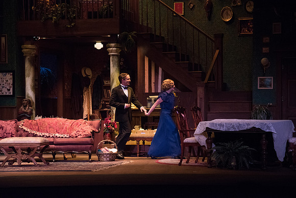 The production, "You Can't Take it with You", directed by Trevor Hill in the Snow Drama Theatre.
