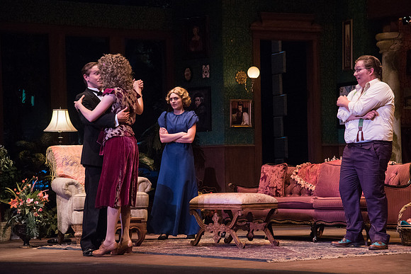 The production, "You Can't Take it with You", directed by Trevor Hill in the Snow Drama Theatre.