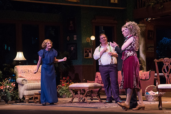 The production, "You Can't Take it with You", directed by Trevor Hill in the Snow Drama Theatre.
