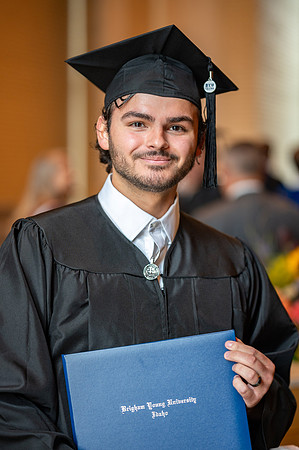 Graduates during convocation for the College of Language and Letters.