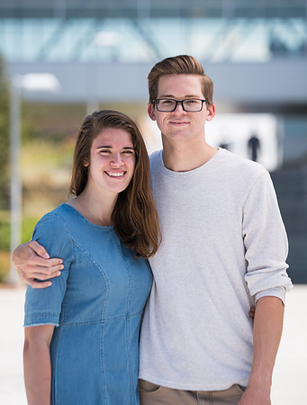 BYU-Idaho Financial Aid Recipient Rachel Oickle and her husband. Jul 2018