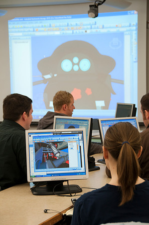 Architecture Construction class taught by Patrick Huish. Students use an advance computer program to help render 3D Architectual drawings.