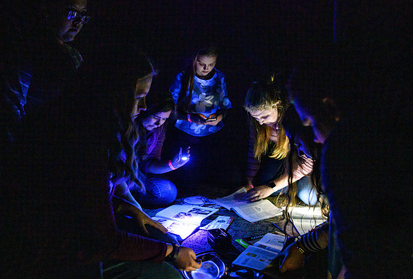 First Friday is a campus wide party to celebrate the start of the new school year. Activities include escape rooms, dancing, games, inflatables, food, comedy performances, blacklight dodgeball, nerf