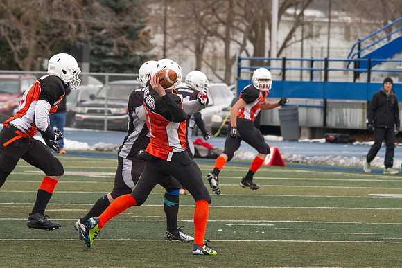 It was a constant battle on the turf for the championship title as the Knights took on the Hurricanes. The Knights were able to hold the Hurricanes as they played in overtime, with the final score bei