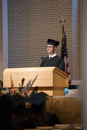 BYU-Idaho graduate during the Interdisciplinary Studies Convocation. Todd Becraft. Jul 2018