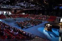 Graduates during convocation for the College of Performing and Visual Arts.