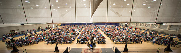 President and Sister Gilbert host a date night with BYU-Idaho Students. Oct 2015