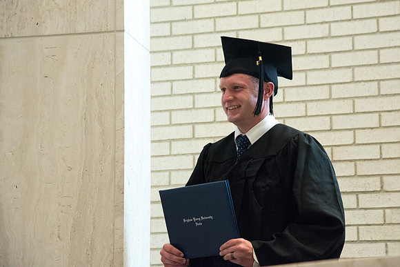 Awarding of Diplomas to graduates at the Home and Family Convocation in the Taylor Chapel.