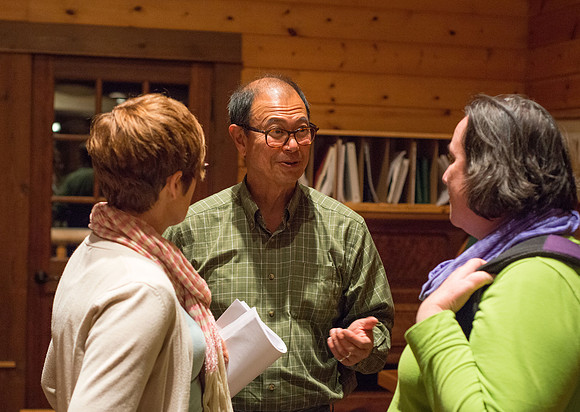 Retreat for teachers at the Sky Mountain Lodge in Victor, Idaho.