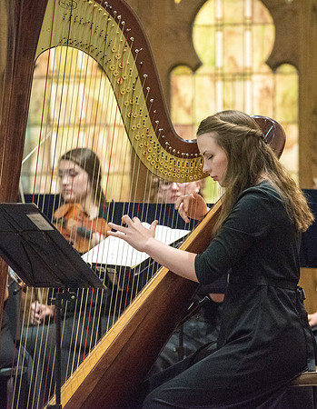BYU-Idaho Orchestra made up of 24 talented musicians tours the Great Lakes region under direction of Dr. Dallin Hansen. Concert in Rockford, Illinois at the Mendelsohn Performing Arts Center.