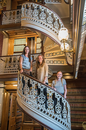 BYU-Idaho Orchestra made up of 24 talented musicians tours the Great Lakes region under direction of Dr. Dallin Hansen. Tour of Iowa State Capitol Building in Des Moines, IA.