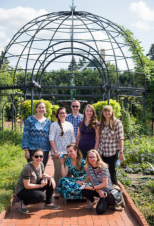 BYU-Idaho Orchestra made up of 24 talented musicians tours the Great Lakes region under direction of Dr. Dallin Hansen. St. Cloud, Minnesota botanical gardens.
