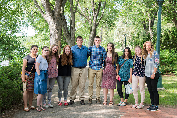BYU-Idaho Orchestra made up of 24 talented musicians tours the Great Lakes region under direction of Dr. Dallin Hansen. St. Cloud, Minnesota botanical gardens.