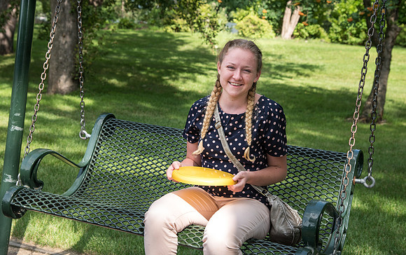 BYU-Idaho Orchestra made up of 24 talented musicians tours the Great Lakes region under direction of Dr. Dallin Hansen. St. Cloud, Minnesota botanical gardens.