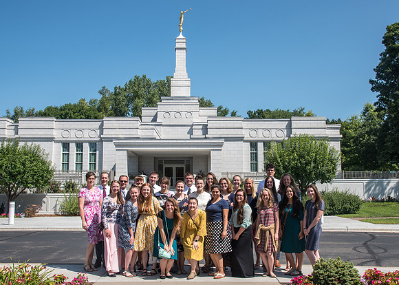 BYU-Idaho Orchestra made up of 24 talented musicians tours the Great Lakes region under direction of Dr. Dallin Hansen. St Paul Minnesota Temple
