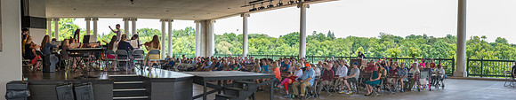 BYU-Idaho Orchestra made up of 24 talented musicians tours the Great Lakes region under direction of Dr. Dallin Hansen. concert at Como Park in St Paul Minnesota.