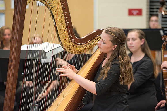 BYU-Idaho Orchestra made up of 24 talented musicians tours the Great Lakes region under direction of Dr. Dallin Hansen. Concert at University Wisconsin, Marshfield.