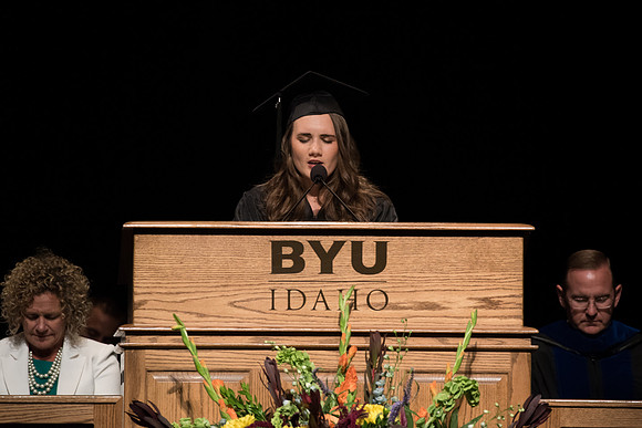 BYU-Idaho Business and Communication Convocation. Sara Jackson. Jul 2018