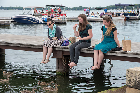 boat rides on Lake Mendota at Madison, Wisconsin.