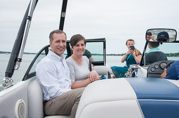 boat rides on Lake Mendota at Madison, Wisconsin.