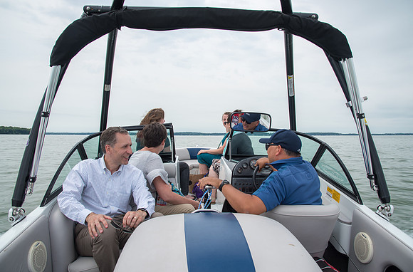 boat rides on Lake Mendota at Madison, Wisconsin.