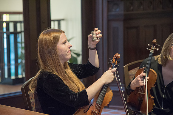 BYU-Idaho Orchestra made up of 24 talented musicians tours the Great Lakes region under direction of Dr. Dallin Hansen. Concert at the Grace Episcopal Church in Madison, Wisconsin.