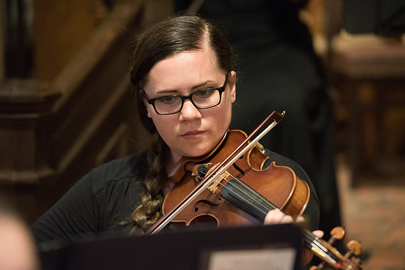 BYU-Idaho Orchestra made up of 24 talented musicians tours the Great Lakes region under direction of Dr. Dallin Hansen. Concert at the Grace Episcopal Church in Madison, Wisconsin.