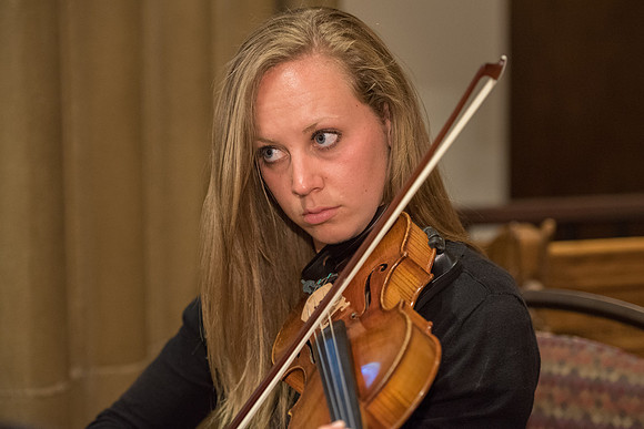BYU-Idaho Orchestra made up of 24 talented musicians tours the Great Lakes region under direction of Dr. Dallin Hansen. Concert at the Grace Episcopal Church in Madison, Wisconsin.