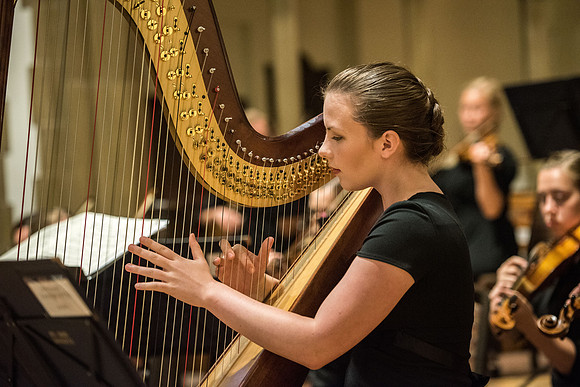BYU-Idaho Orchestra made up of 24 talented musicians tours the Great Lakes region under direction of Dr. Dallin Hansen. Concert at the Grace Episcopal Church in Madison, Wisconsin.