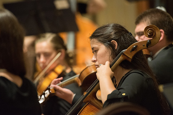 BYU-Idaho Orchestra made up of 24 talented musicians tours the Great Lakes region under direction of Dr. Dallin Hansen. Concert at the Grace Episcopal Church in Madison, Wisconsin.