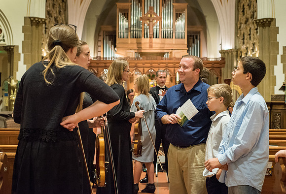BYU-Idaho Orchestra made up of 24 talented musicians tours the Great Lakes region under direction of Dr. Dallin Hansen. Concert at the Grace Episcopal Church in Madison, Wisconsin.