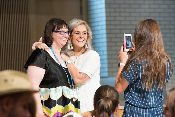 Meet and greet with Al Carraway at the Closing Session of Education Week in the Taylor Chapel.