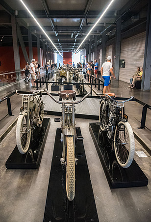 Tour of the Harley Davidson Museum in Milwaukee, Wisconsin.